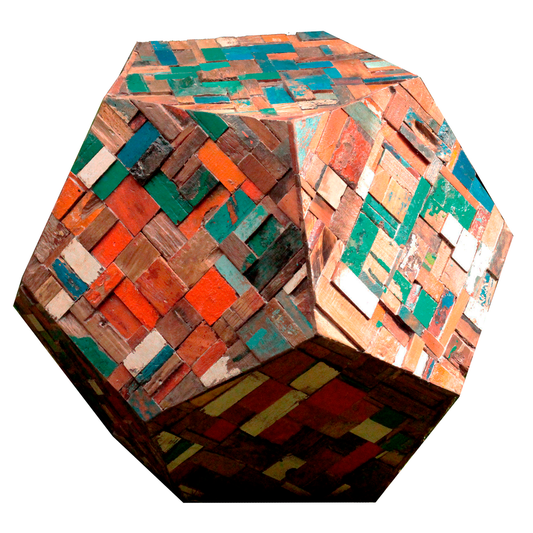 Dodecaedro, Assemblage, 78x78x78cm / 30.7x30.7x30.7in