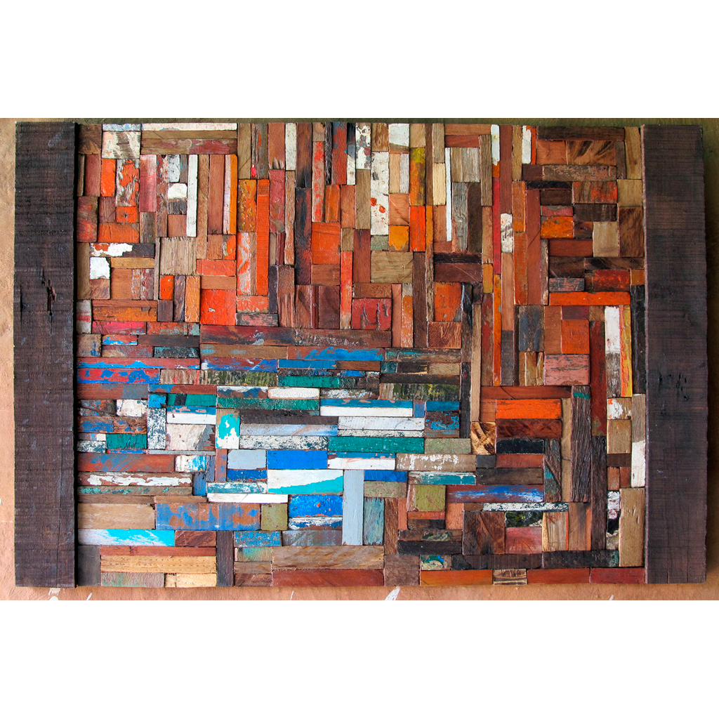 Verano, Assemblage, 90x60cm / 35.4x23.6in