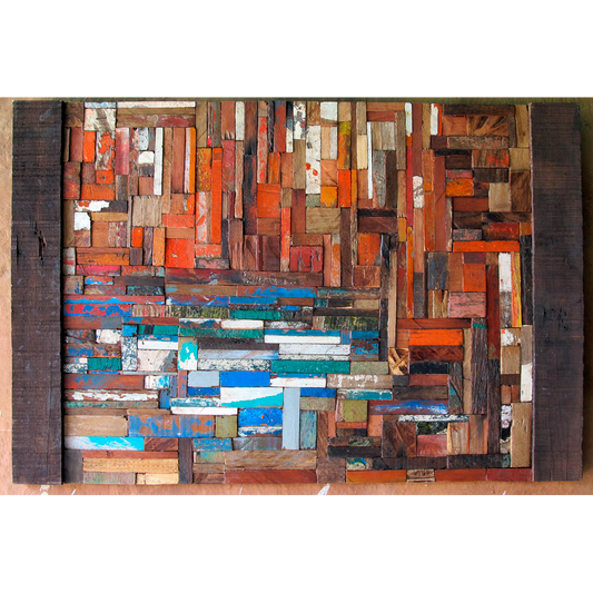 Verano, Assemblage, 90x60cm / 35.4x23.6in