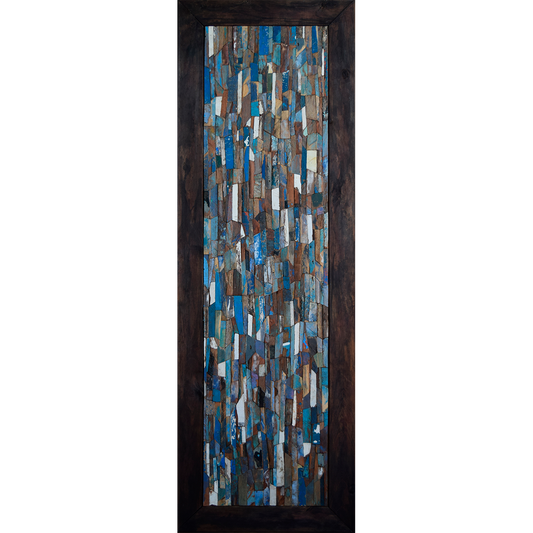 Aquarius, Assemblage, 172x58cm / 67.7x22.8in