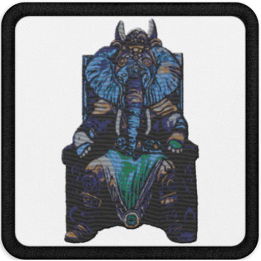 Elephant King, Embroidered patches