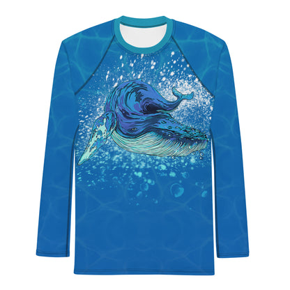 Humpback Whale, Men's Rash Guard