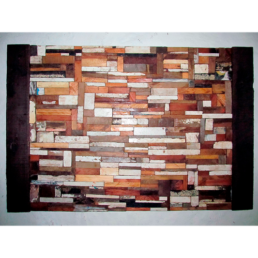 Invierno, Assemblage, 90x60cm / 35.4x23.6in