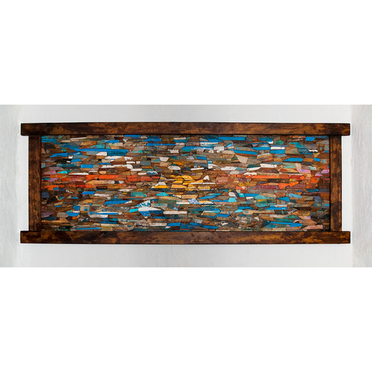 Primero de Septiembre, Assemblage, 165x60cm / 65x23.6in