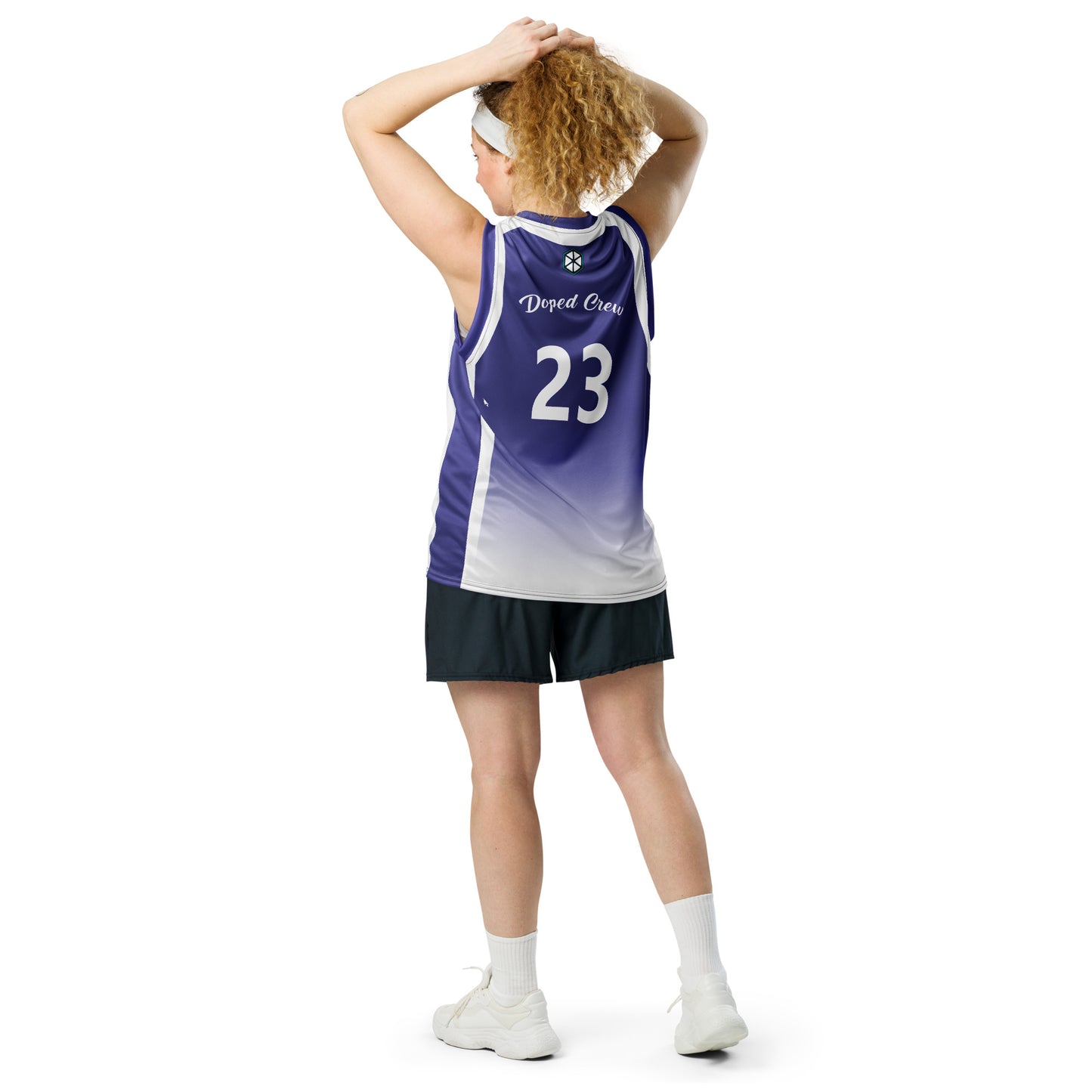 Cappu Chino, Doped Crew, Recycled unisex basketball jersey