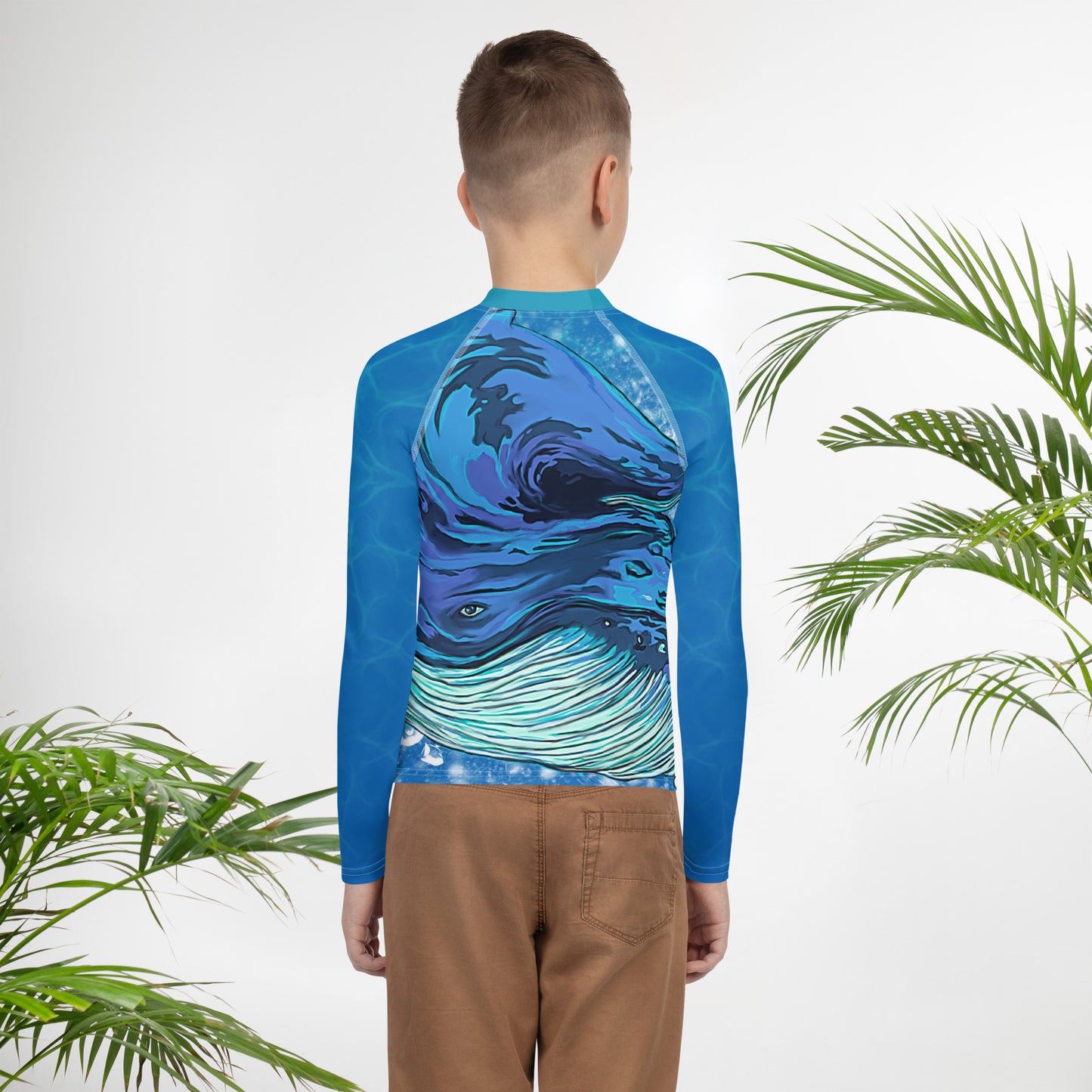 Humpback Whale, Youth Rash Guard