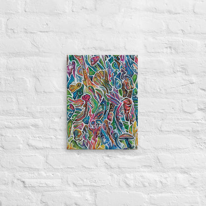 Acid Fungi p1, Canvas Print, Int.