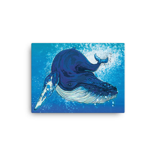 Humpback Whale, Canvas Print, Int.