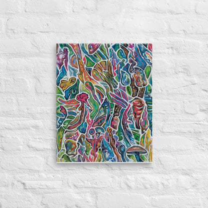 Acid Fungi p1, Canvas Print, Int.