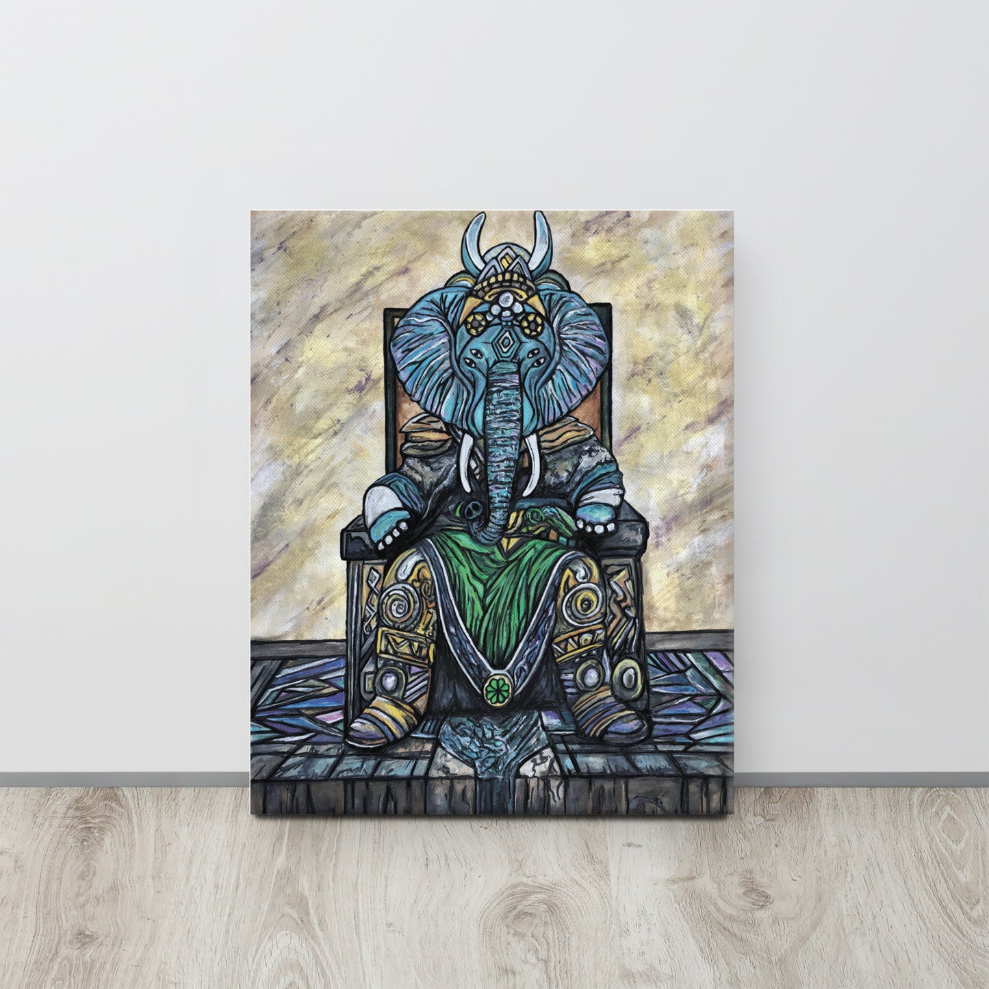 Elephant King, Canvas Print, Int.