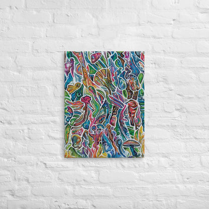 Acid Fungi p1, Canvas Print, Int.