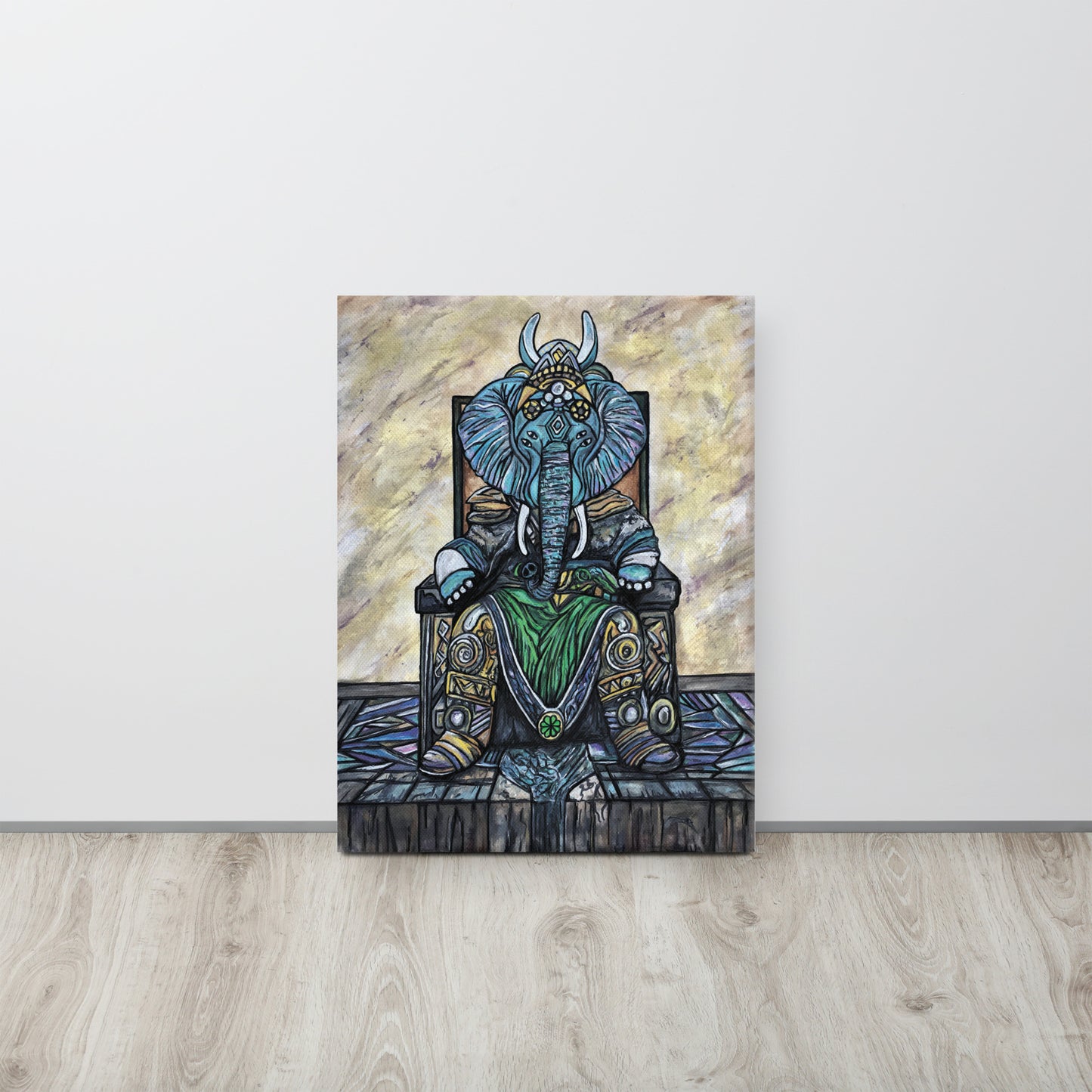 Elephant King, Canvas Print, Int.