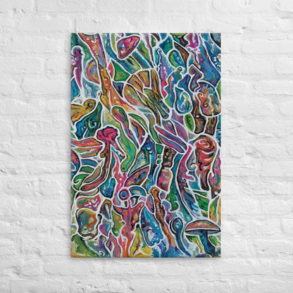 Acid Fungi p1, Canvas Print, Int.