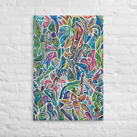 Acid Fungi p2, Canvas Print, Int.