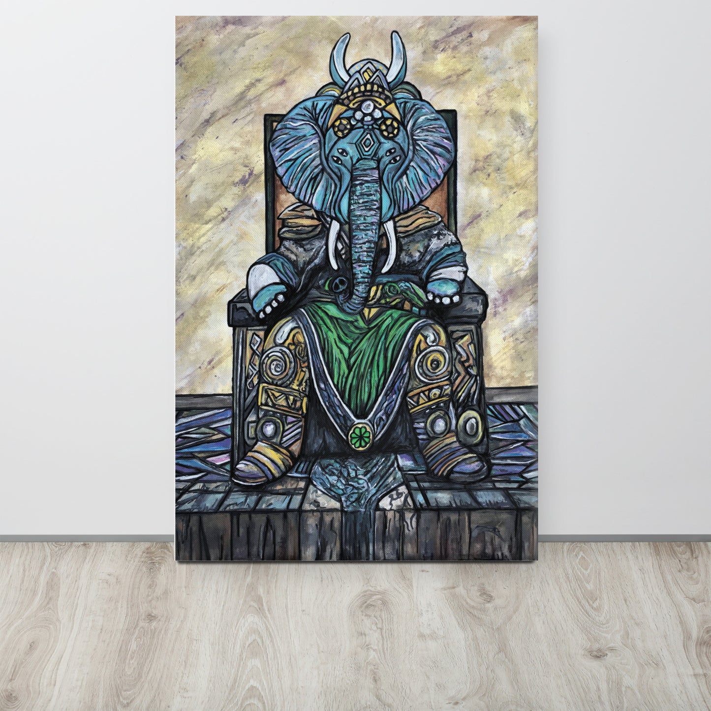 Elephant King, Canvas Print, Int.