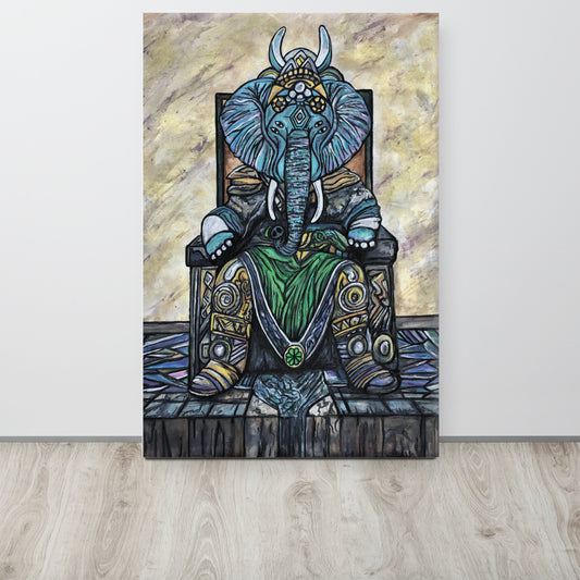 Elephant King, Canvas Print, Int.