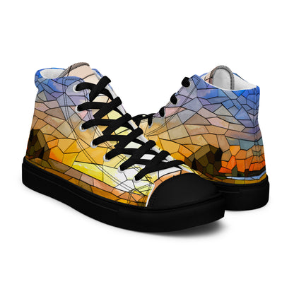 Serenity, Men’s high top canvas shoes