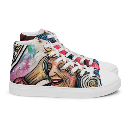 Souling, Men’s high top canvas shoes