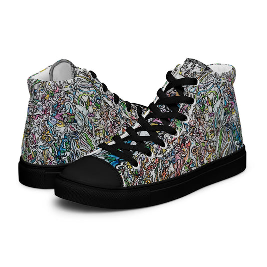 The Garden, Women’s high top canvas shoes